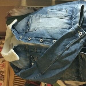Sherpa Lined Denim jacket